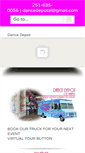 Mobile Screenshot of dancedepotmobile.com